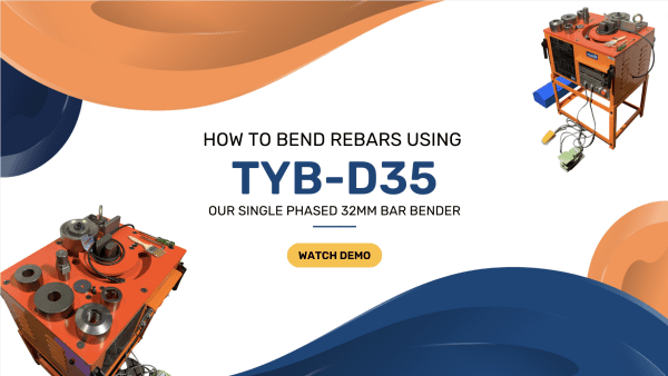 How to bend using our TYB-D35 bar bender