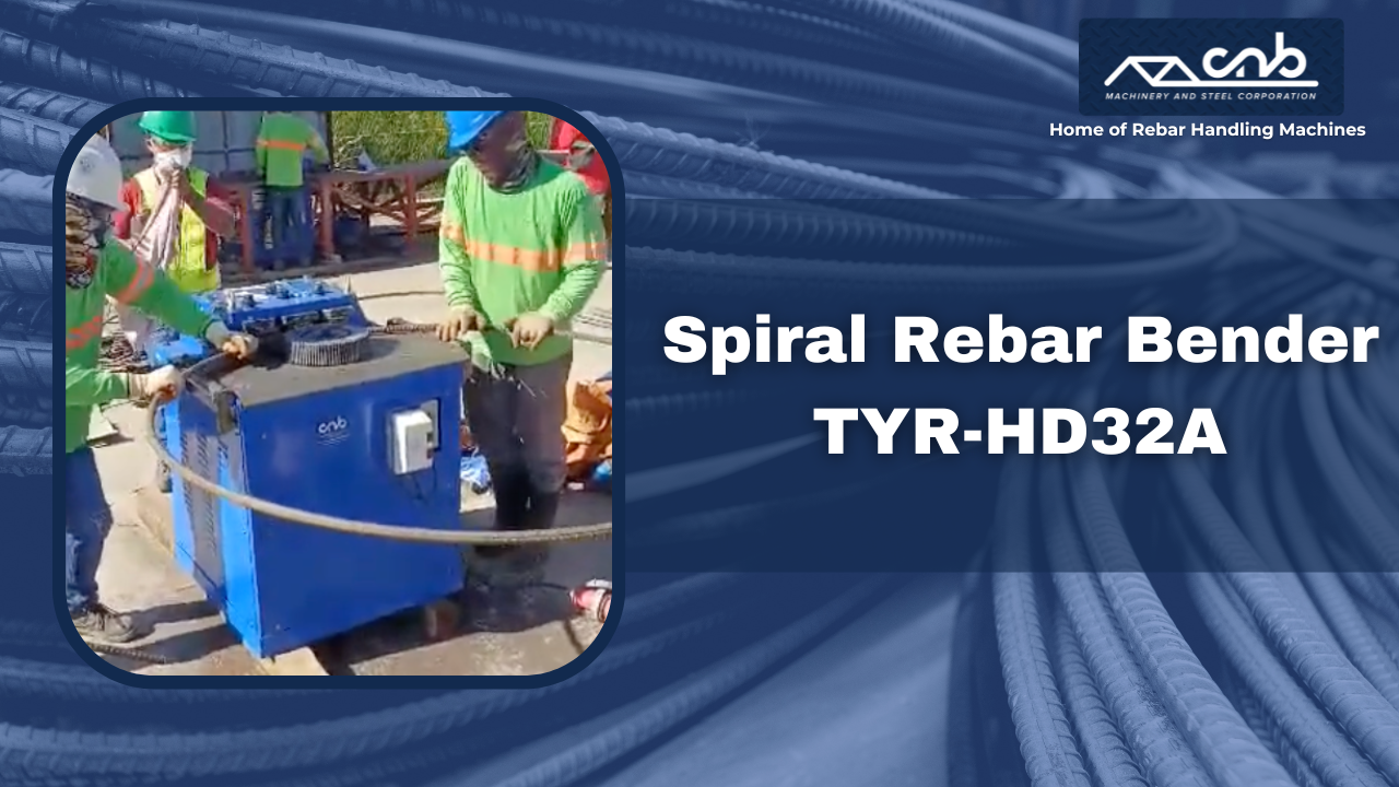 Quality 32mm Spiral Rebar Bender Check our TYRHD32A