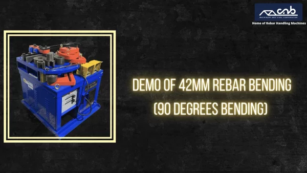 42mm Bar Bending Machine Video Demo 1